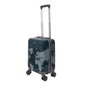 Valise Cabine Noir 24L Rigide en Polycarbonate avec Roues Pivotantes 360° et Cadenas Sécurisé à Code