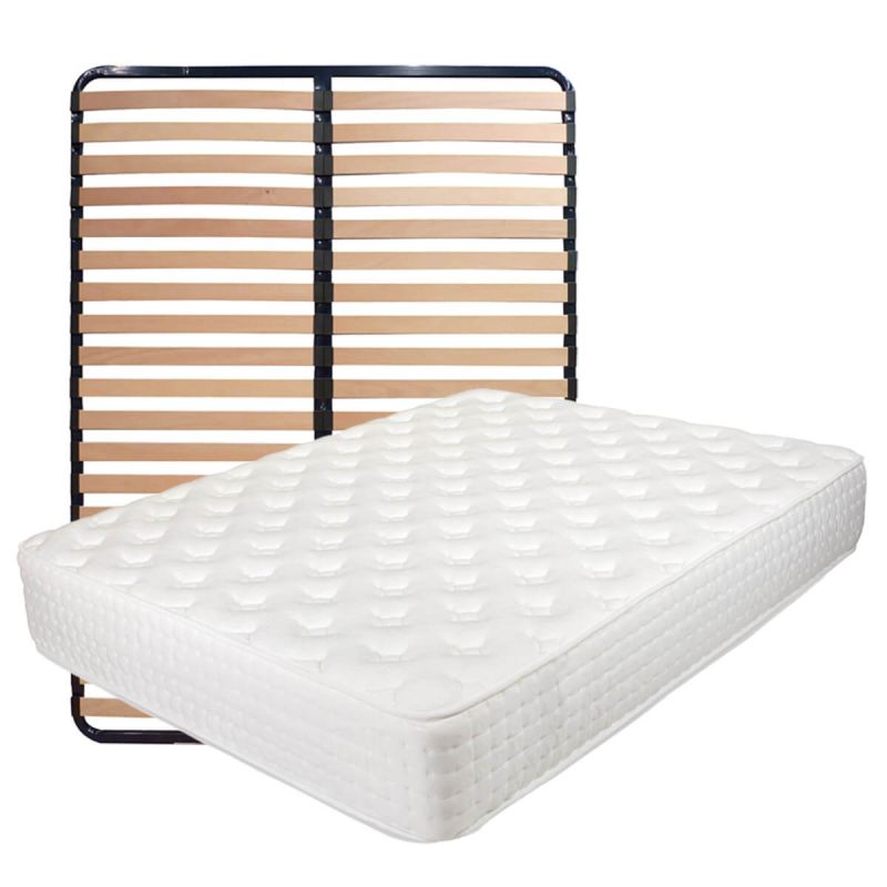 KERZO - Pack Matelas ressorts ensachés + AltoLattes 140x190cm KERZO - Pack Matelas ressorts ensachés + AltoLattes 140x190cm