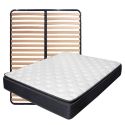 TAMAR - Pack Matelas ressorts ensachés + AltoLattes 140x190cm