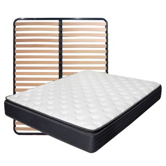 TAMAR - Pack Matelas ressorts ensachés + AltoLattes 160x200cm