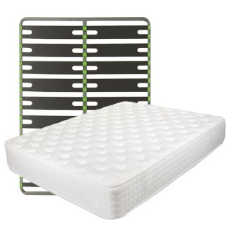 KERZO - Pack Matelas ressorts ensachés + AltoSenso 140x190cm