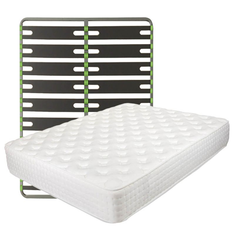 KERZO - Pack Matelas ressorts ensachés + AltoSenso 140x190cm