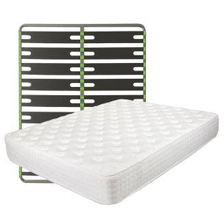 KERZO - Pack Matelas ressorts ensachés + AltoSenso 160x200cm