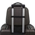 Lot de 5 Valises Rigides Noir (18L-100L) avec Vanity, Roues Pivotantes 360°, Poignée de Traction et Cadenas Sécurisé à Code