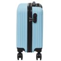 Valise Cabine Bleu Pastel 29L - ABS, Dimensions 20x30x40 cm, Idéale pour les Bagages à Main des Compagnies Aériennes