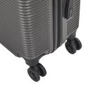 Valise Gris foncé X3 - 43L, 68L, 95L, Coque Rigide, Roues Pivotantes 360°, Cadenas Sécurisé, Idéale pour les Voyages Long Séjour