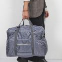 Sac de voyage pliable 46x35x20cm en Polyester gris