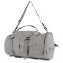 Sac de voyage polyvalent 2 en 1, sac à dos et sac bandoulière en Polyester gris chiné