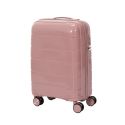 Lot de 4 Valises Roses Poudrées (13L-107L) avec Vanity, Roues Pivotantes 360°, Poignée de Traction et Cadenas Sécurisé à Code