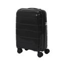 Lot de 4 Valises Noire (13L-107L), Roues Pivotantes 360°, Poignée de Traction et Cadenas Sécurisé à Code
