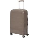 Lot de 4 Valises Taupe (38L-107L), Roues Pivotantes 360°, Poignée de Traction et Cadenas Sécurisé à Code