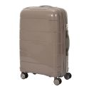 Lot de 4 Valises Taupe (38L-107L), Roues Pivotantes 360°, Poignée de Traction et Cadenas Sécurisé à Code