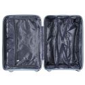 Lot de 4 Valises Bleues Gris (38L-107L), Roues Pivotantes 360°, Poignée de Traction et Cadenas Sécurisé à Code