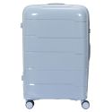 Lot de 4 Valises Bleues Gris (38L-107L), Roues Pivotantes 360°, Poignée de Traction et Cadenas Sécurisé à Code