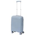 Lot de 4 Valises Bleues Gris (38L-107L), Roues Pivotantes 360°, Poignée de Traction et Cadenas Sécurisé à Code