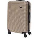 Valises champagne X3 - 43L, 68L, 95L, Coque Rigide, Roues Pivotantes 360°, Cadenas Sécurisé, Idéale pour les Voyages Long Séjour