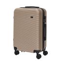 Valises champagne X3 - 43L, 68L, 95L, Coque Rigide, Roues Pivotantes 360°, Cadenas Sécurisé, Idéale pour les Voyages Long Séjour