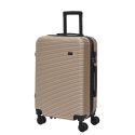 Valises champagne X3 - 43L, 68L, 95L, Coque Rigide, Roues Pivotantes 360°, Cadenas Sécurisé, Idéale pour les Voyages Long Séjour