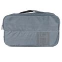 Pochette de voyage pour sous vêtements 30x11x17cm en toile polyester Grises