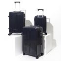 Lot de 3 Valises Bleu Marine - 49L 65L 105L, Coque Rigide en Polycarbonate, Roues Pivotantes 360°, Cadenas Sécurisé à Code