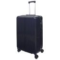Lot de 3 Valises Bleu Marine - 49L 65L 105L, Coque Rigide en Polycarbonate, Roues Pivotantes 360°, Cadenas Sécurisé à Code