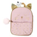 Sac à Dos Enfant Chat Rose et Doré