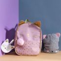 Sac à Dos Enfant Chat Rose et Doré