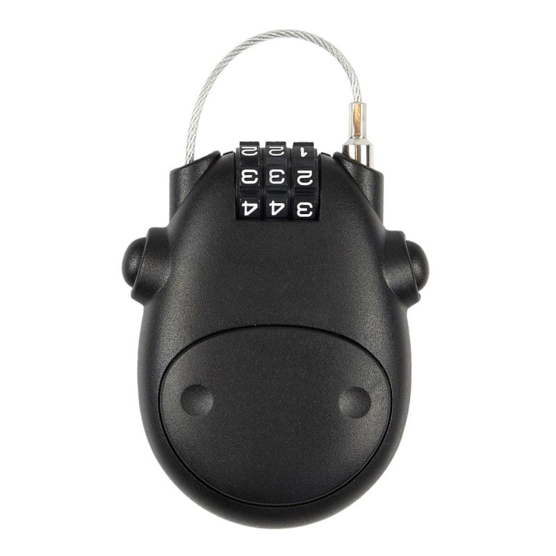 Cadenas à combinaison 3 chiffres extensible gris