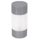 Kit de 4 flacons de voyage rechargeables 60 ml en plastique blanc