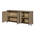 ANTHONY - Ensemble séjour buffet + table basse + meuble TV Aspect bois