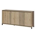 ANTHONY - Ensemble séjour buffet + table basse + meuble TV Aspect bois