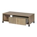 ANTHONY - Ensemble séjour buffet + table basse + meuble TV Aspect bois