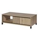 ANTHONY - Ensemble séjour buffet + table basse + meuble TV Aspect bois