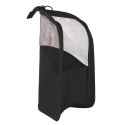 Trousse de voyage pour pinceaux de maquillage en polyester noir
