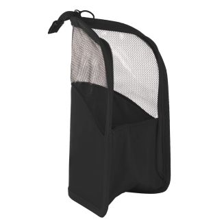 Trousse de voyage pour pinceaux de maquillage en polyester noir