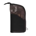 Trousse de voyage pour pinceaux de maquillage en polyester noir