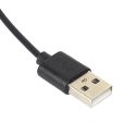 Ventilateur USB silencieux rose à deux vitesses de 15 cm de hauteur, avec une tête orientable et inclinable verticalement