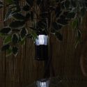 Lanterne à pile en plastique à effet flamme et LED blanche à suspendre ou à poser