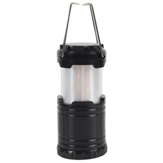 Lanterne à pile en plastique à effet flamme et LED blanche à suspendre ou à poser