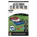 Jeu en bois 2 en 1 avec lancer de sac + Tic Tac Toe