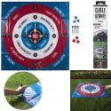 Jeu de cible géante (120x120 cm) avec 6 sacs rouges et bleus