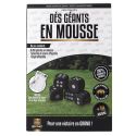 Jeu de Yams géant en mousse noir avec planche de score et stylo effaçable