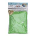Sac de plage filet 45x26cm bicolore bleu/vert en polyestère
