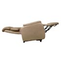 SPAZIO - Fauteuil relax releveur tissu polyester beige
