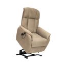 SPAZIO - Fauteuil relax releveur tissu polyester beige