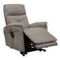 VITILIS - Fauteuil relax releveur tissu polyester taupe