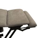 VITILIS - Fauteuil relax releveur tissu polyester taupe
