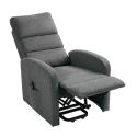 TIKSI - Fauteuil relax releveur tissu polyester traité hydrophobe gris