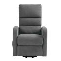 TIKSI - Fauteuil relax releveur tissu polyester traité hydrophobe gris