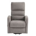 TIKSI - Fauteuil relax releveur tissu polyester traité hydrophobe taupe